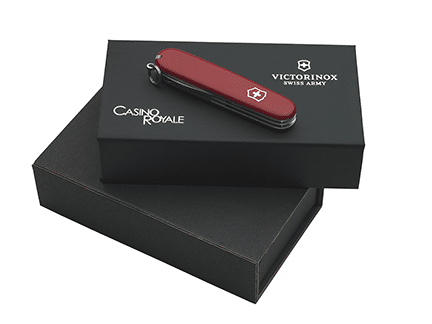 Casino Royale Movie Promotional Campaign custom rigid box